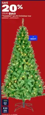 RONA Tremblant pre-lit Christmas tree offer
