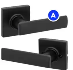 RONA Passage lever, matte black finish offer