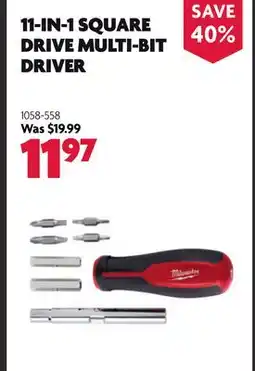 Home Hardware 11-IN-1 SQUARE DRIVE MULTI-BIT DRIVER offer