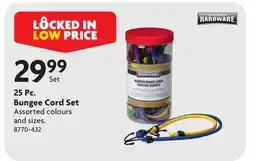 Home Hardware 25 Pc. Bungee Cord Set offer
