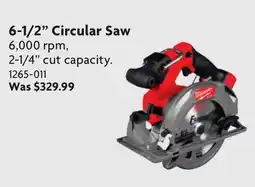 Home Hardware 6-1/2 Circular Saw offer