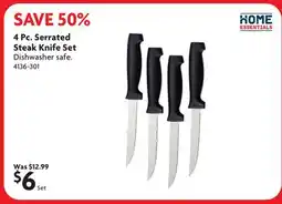 Home Hardware 4 Pc. Serrated Steak Knife Set offer