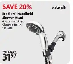 Home Hardware EcoFlow Handheld Shower Head offer