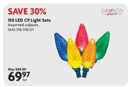 Home Hardware 150 LED C9 Light Sets offer