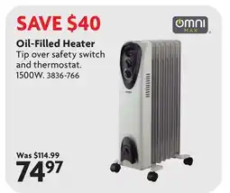 Home Hardware Oil-Filled Heater offer