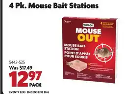 Home Hardware 4 Pk. Mouse Bait Stations offer