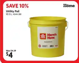 Home Hardware Utility Pail offer