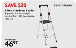 Home Hardware 3 Step Aluminum Ladder offer