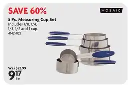 Home Hardware 5 Pc. Measuring Cup Set offer