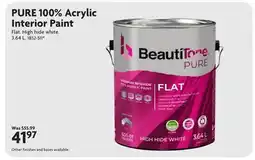 Home Hardware PURE 100% Acrylic Interior Paint offer