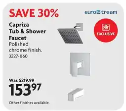 Home Hardware Capriza Tub & Shower Faucet offer