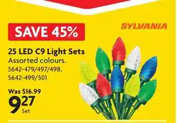 Home Hardware 25 LED C9 Light Sets offer