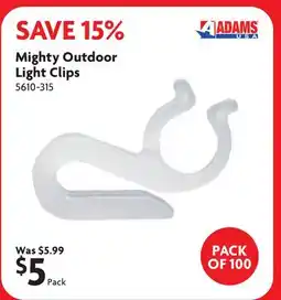 Home Hardware Mighty Outdoor Light Clips offer