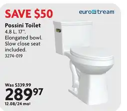 Home Hardware Possini Toilet offer