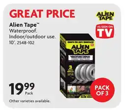Home Hardware Alien Tape offer