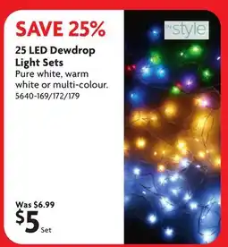 Home Hardware 25 LED Dewdrop Light Sets offer