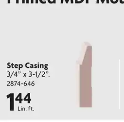 Home Hardware Primed MDF Moulding Step Casing offer