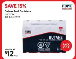 Home Hardware Butane Fuel Canisters offer
