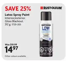 Home Hardware Latex Spray Paint offer