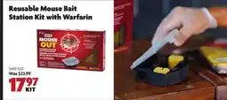 Home Hardware Reusable Mouse Bait Station Kit with Warfarin offer