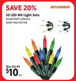 Home Hardware 50 LED M5 Light Sets offer