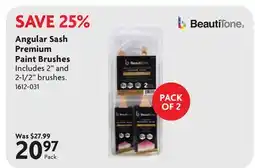 Home Hardware Angular Sash Premium Paint Brushes offer