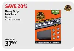 Home Hardware Heavy Duty Poly Tarp offer