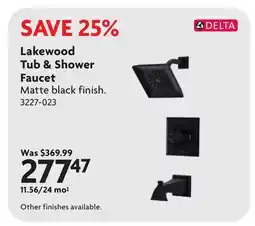 Home Hardware Lakewood Tub & Shower Faucet offer