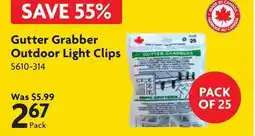 Home Hardware Gutter Grabber Outdoor Light Clips offer