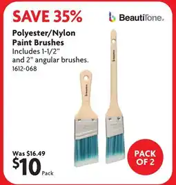 Home Hardware Polyester/Nylon Paint Brushes offer