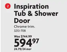 Home Hardware Inspiration Tub & Shower Door offer