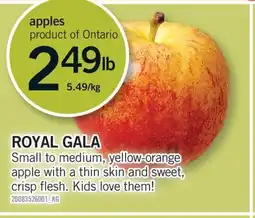 Fortinos APPLES offer