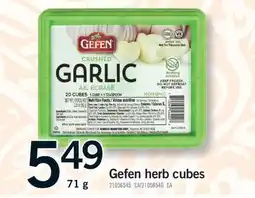 Fortinos GEFEN HERB CUBES, 71 G offer