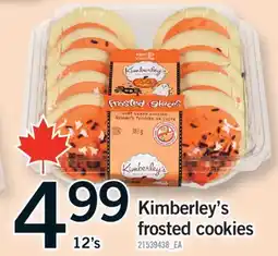 Fortinos KIMBERLEY'S FROSTED COOKIES, 12'S offer