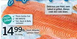 Fortinos FRESH ATLANTIC SALMON FILLET offer