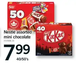 Fortinos NESTLÉ ASSORTED MINI CHOCOLATE, 40/50'S offer