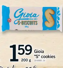 Fortinos GIOIA S COOKIES, 200 G offer