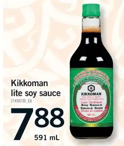 Fortinos KIKKOMAN LITE SOY SAUCE, 591 ML offer