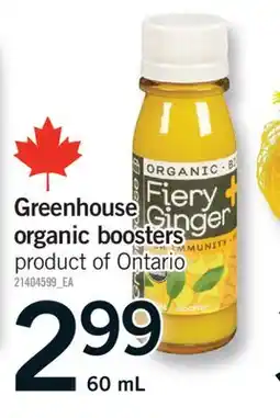 Fortinos GREENHOUSE ORGANIC BOOSTERS, 60 mL offer