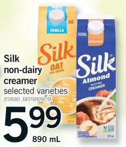Fortinos SILK NON-DAIRY CREAMER, 890 ML offer