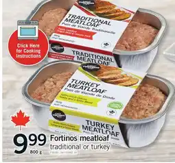 Fortinos FORTINOS MEATLOAF, 800G offer
