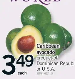 Fortinos CARIBBEAN AVOCADO offer
