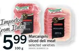 Fortinos MARCANGELO SLICED DELI MEAT, 100 G offer