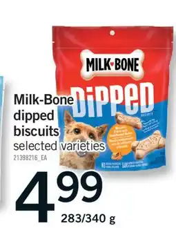 Fortinos MILK-BONE DIPPED BISCUITS, 283/340 G offer