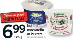 Fortinos BUFFALO MOZZARELLA OR BURRATA, 125G offer