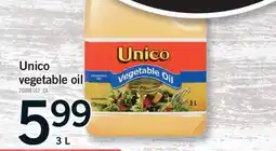 Fortinos UNICO VEGETABLE OIL, 3 L offer