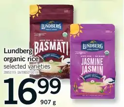Fortinos LUNDBERG ORGANIC RICE, 907 G offer