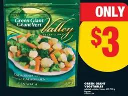 No Frills GREEN GIANT VEGETABLES, 400-750 G offer