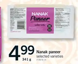 Fortinos NANAK PANEER, 341 G offer