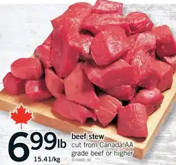 Fortinos BEEF STEW offer